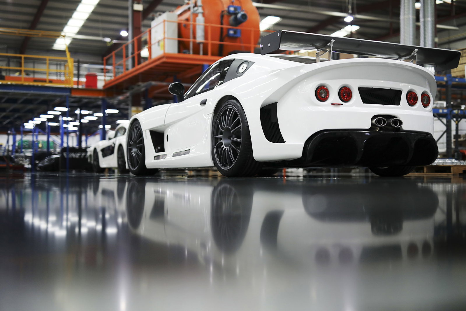 The Ginetta factory near Leeds